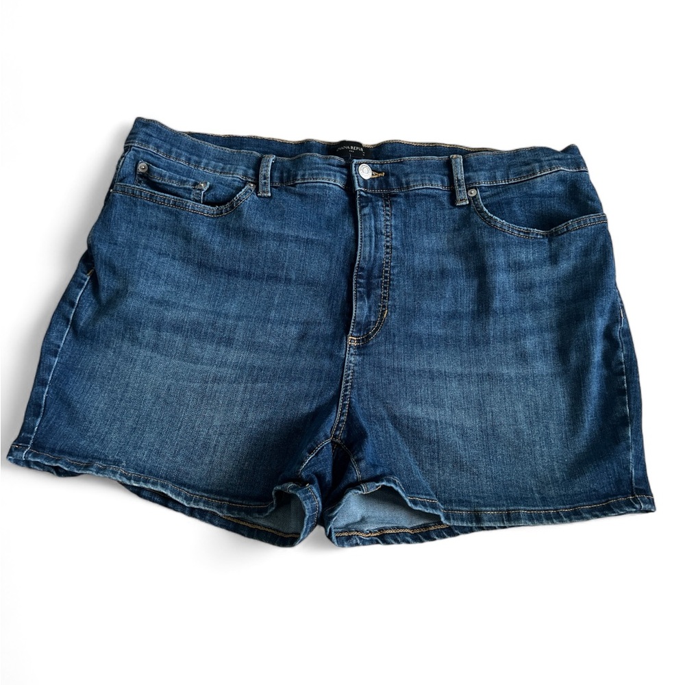 Banana Republic Women's Dark Blue Denim Jean Shorts